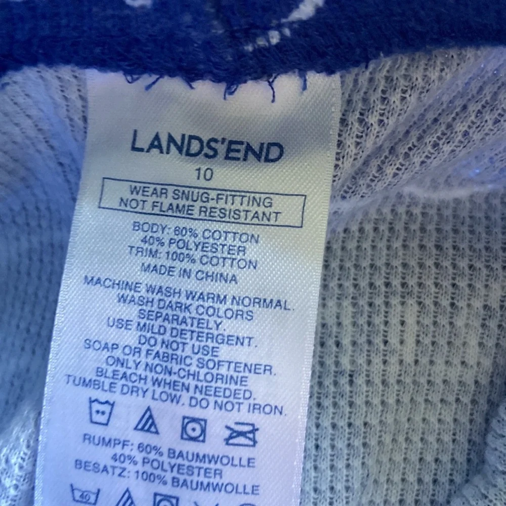 Boys matching PJ set from LANDS END